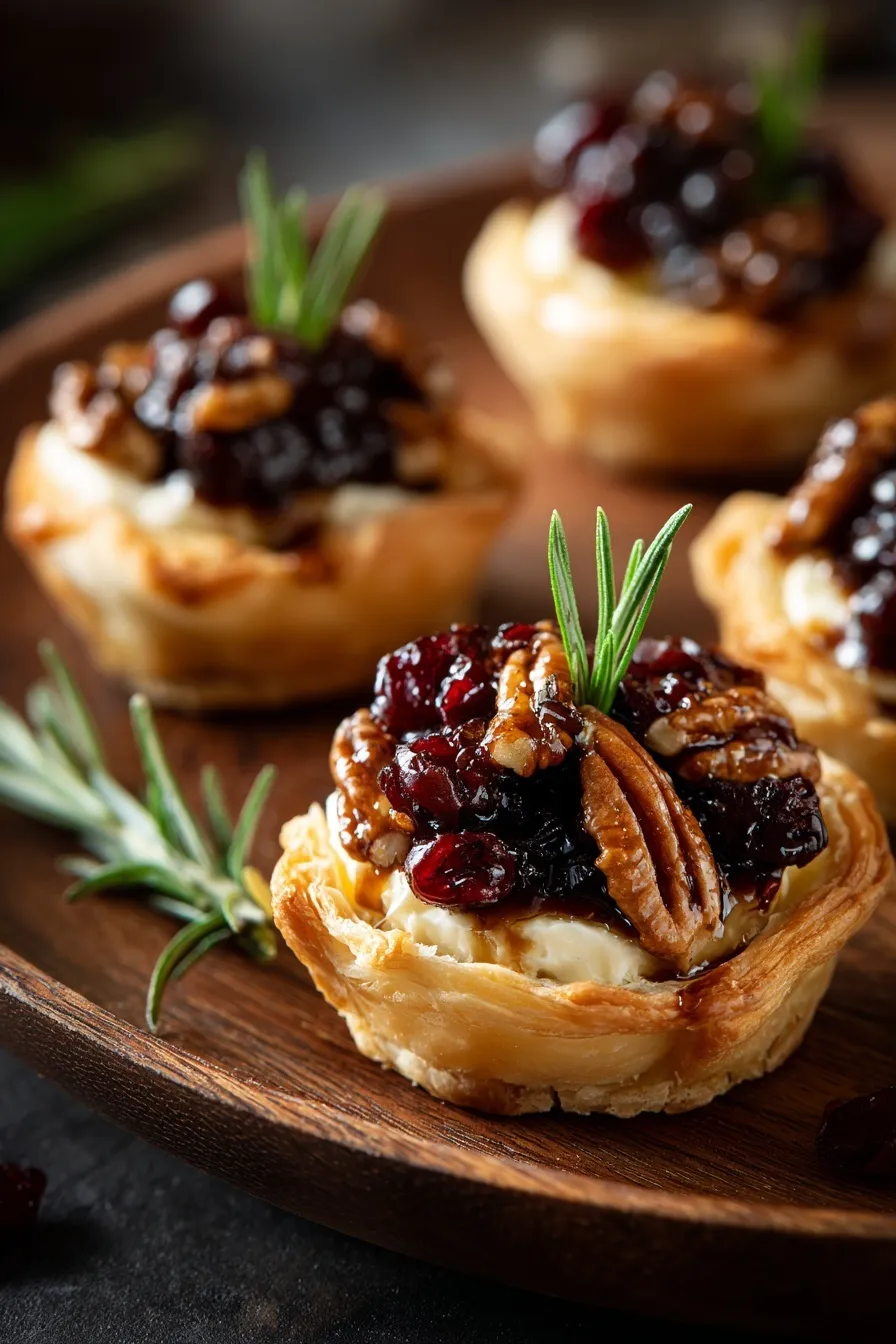 Cranberry Brie Bites