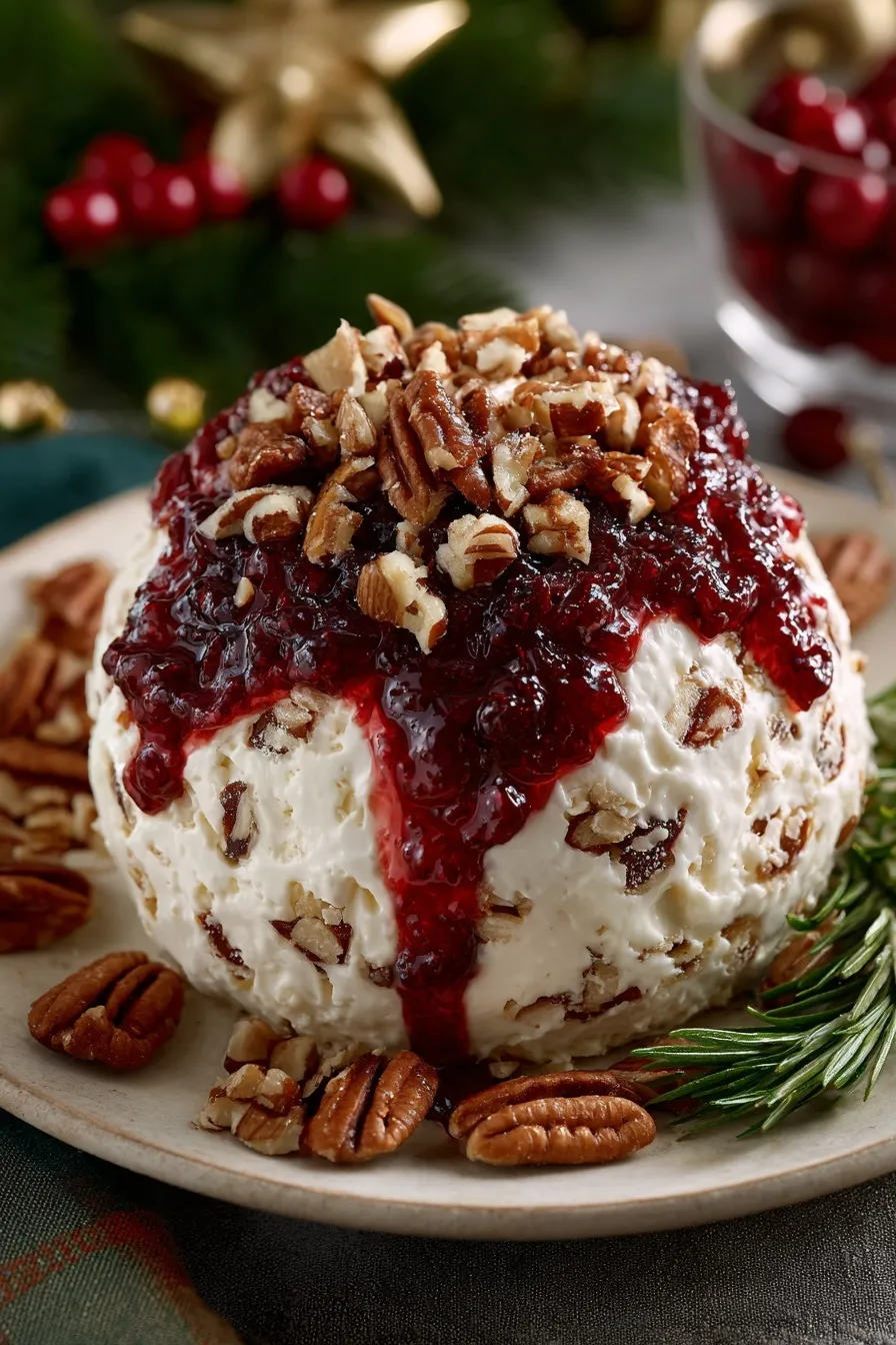 Cranberry Pecan Cheese Ball