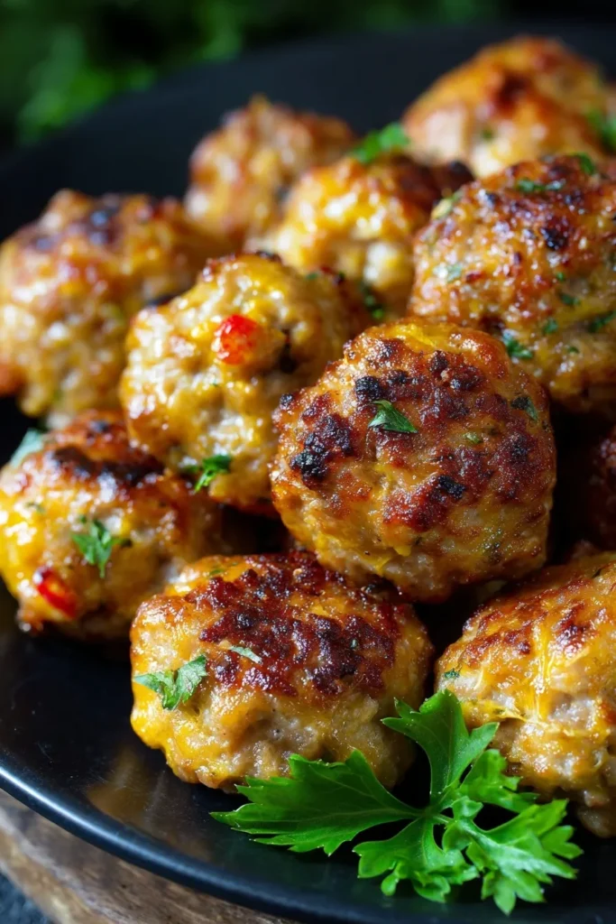 Best Stuffing Sausage Balls Recipe (Easy Appetizer!)