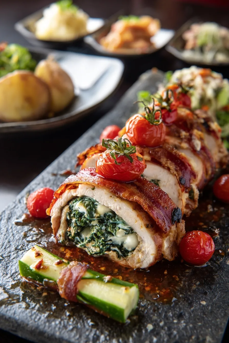 Festive Antipasto Cheese Log