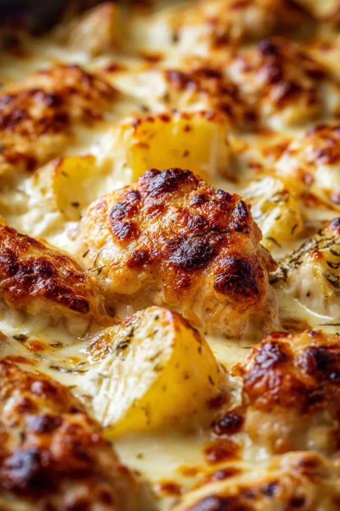 Garlic Parmesan Crockpot Chicken and Potatoes