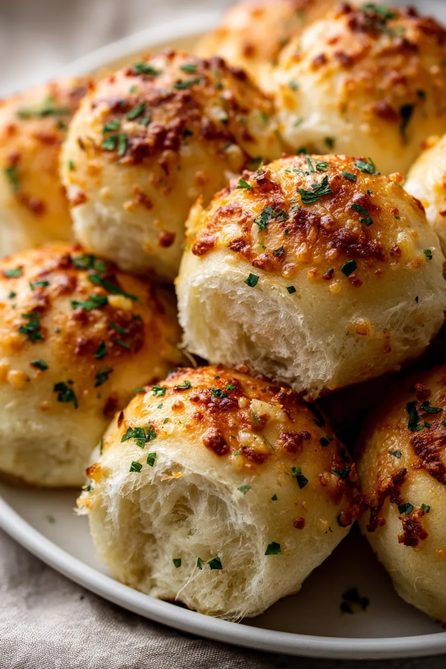 Homemade Garlic Bread Rolls