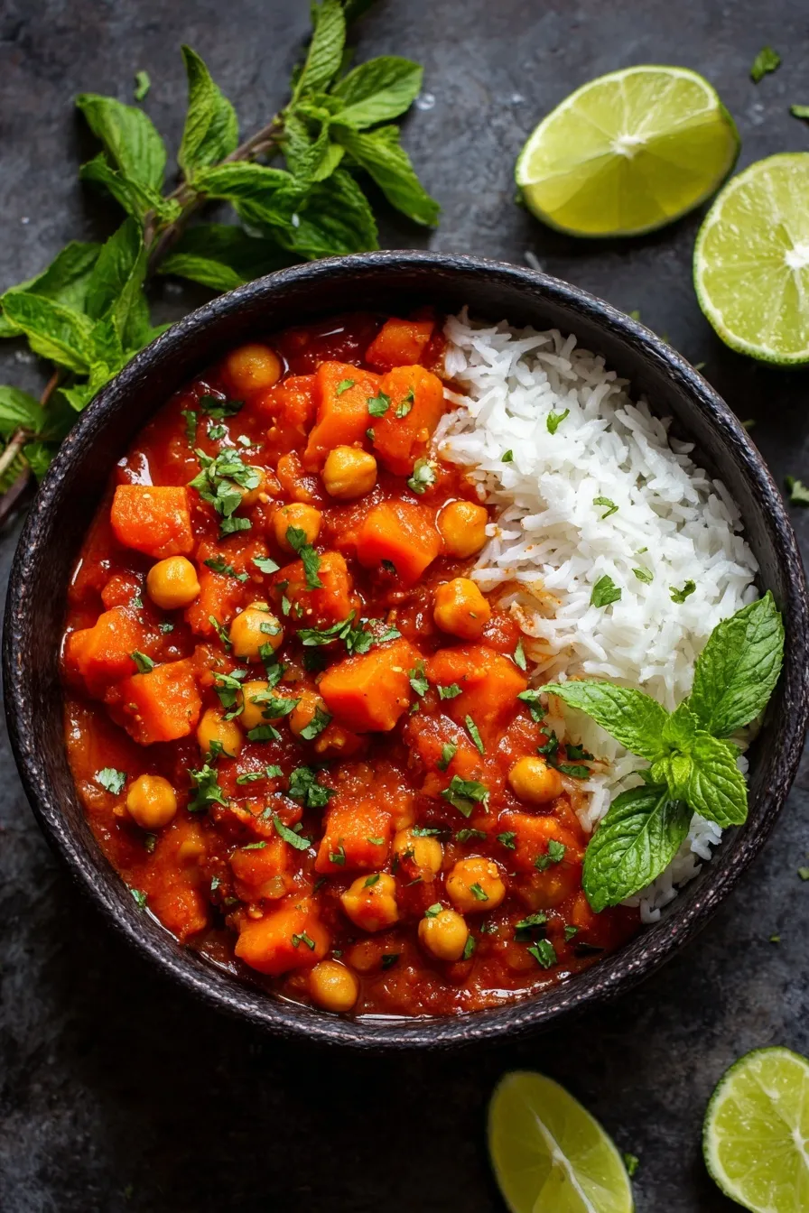 Butternut Squash Curry with Chickpeas