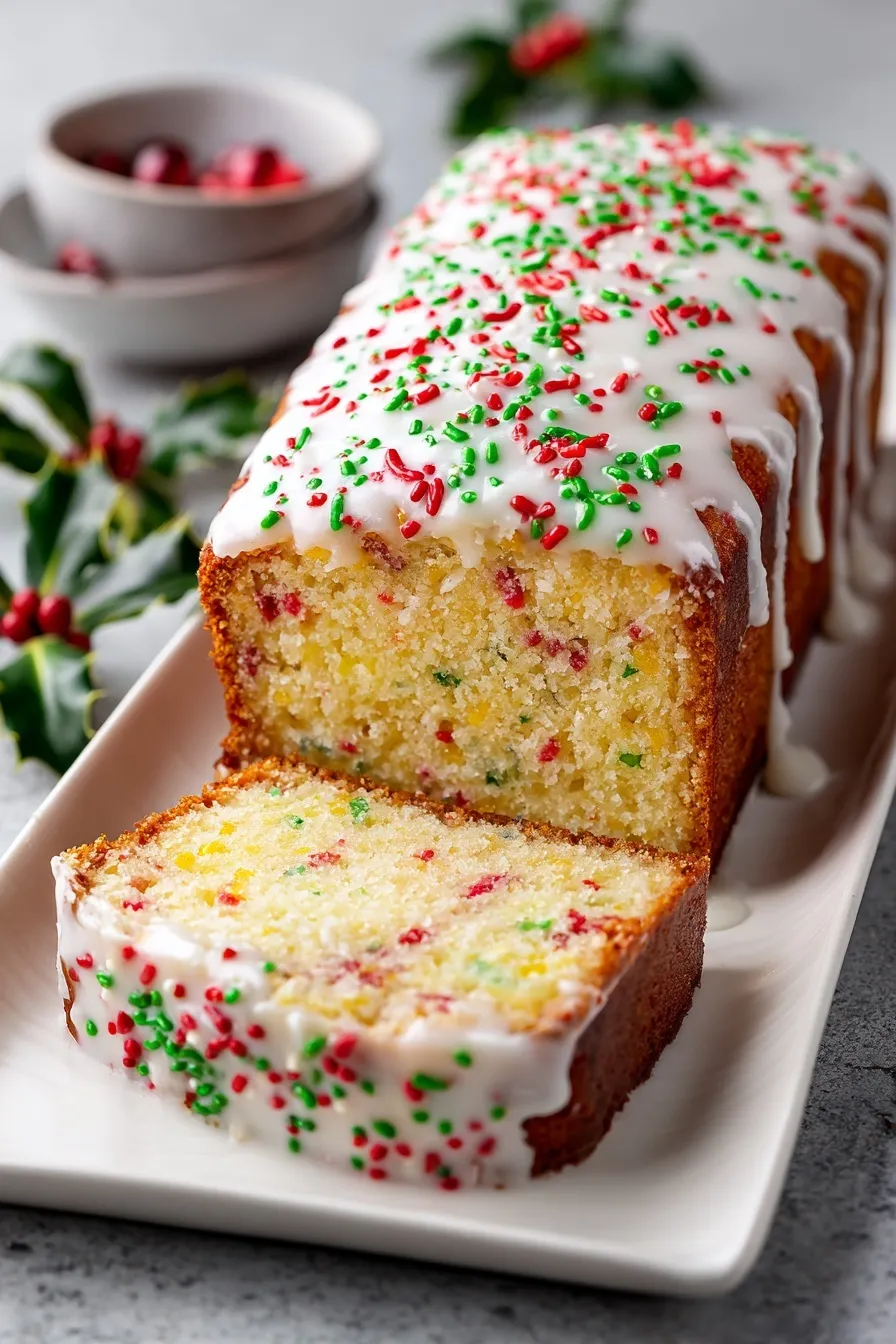 Christmas Sprinkle Buttermilk Bread