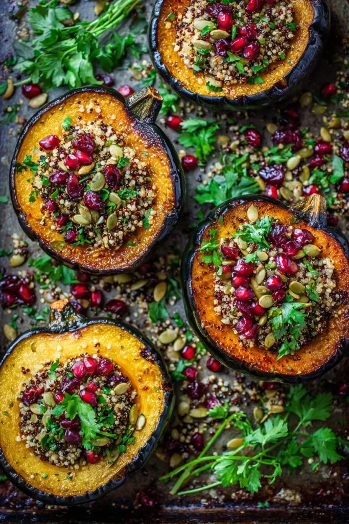 Best Vegetarian Stuffed Acorn Squash