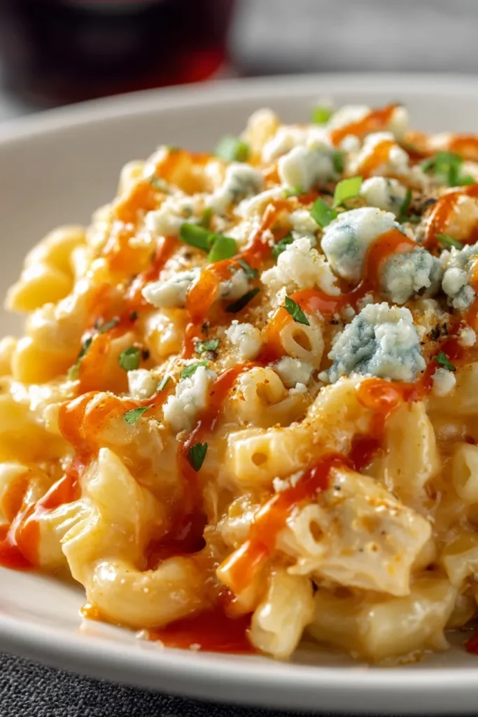 Crock Pot Buffalo Chicken Mac