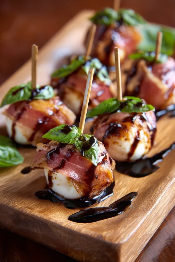 Easy Wrapped Mozzarella Bites