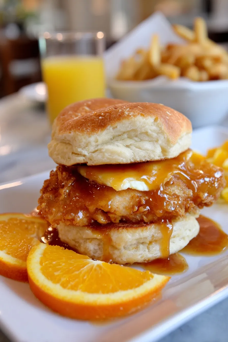 Hot Honey Chicken Biscuits