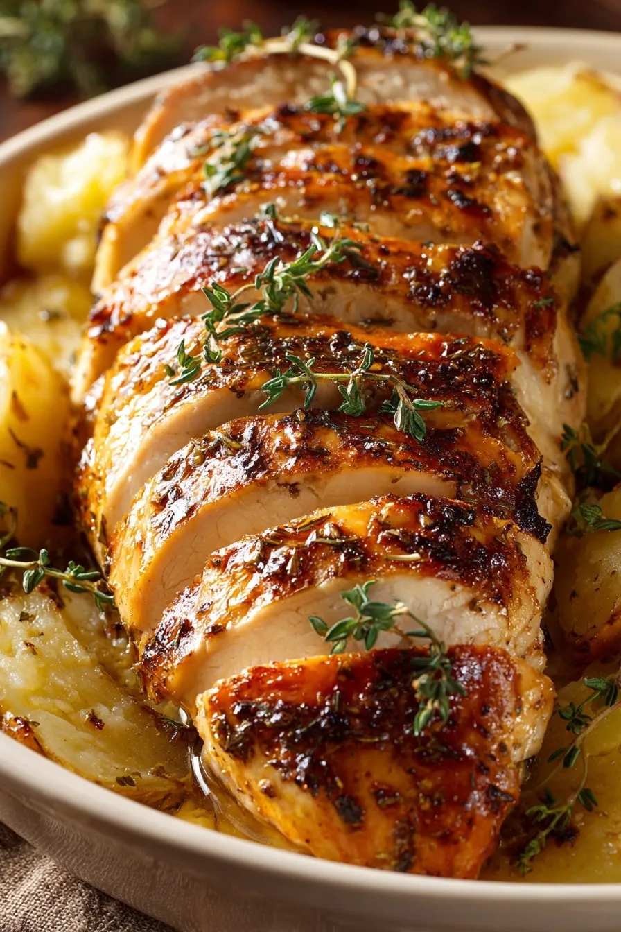 Christmas Stuffed Turkey Breast