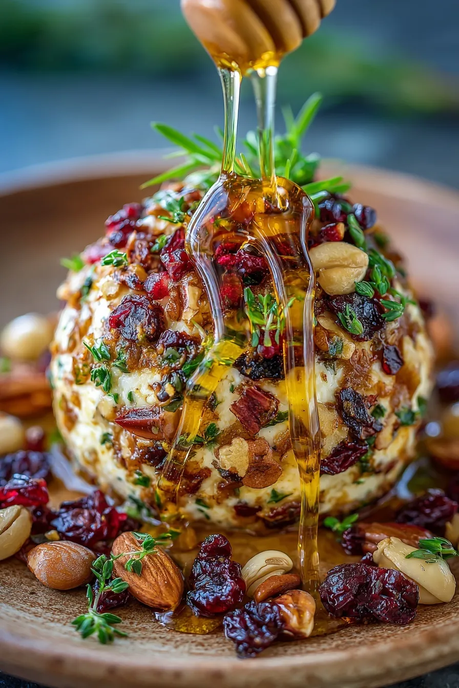 Cranberry Pecan Goat Cheese Truffles