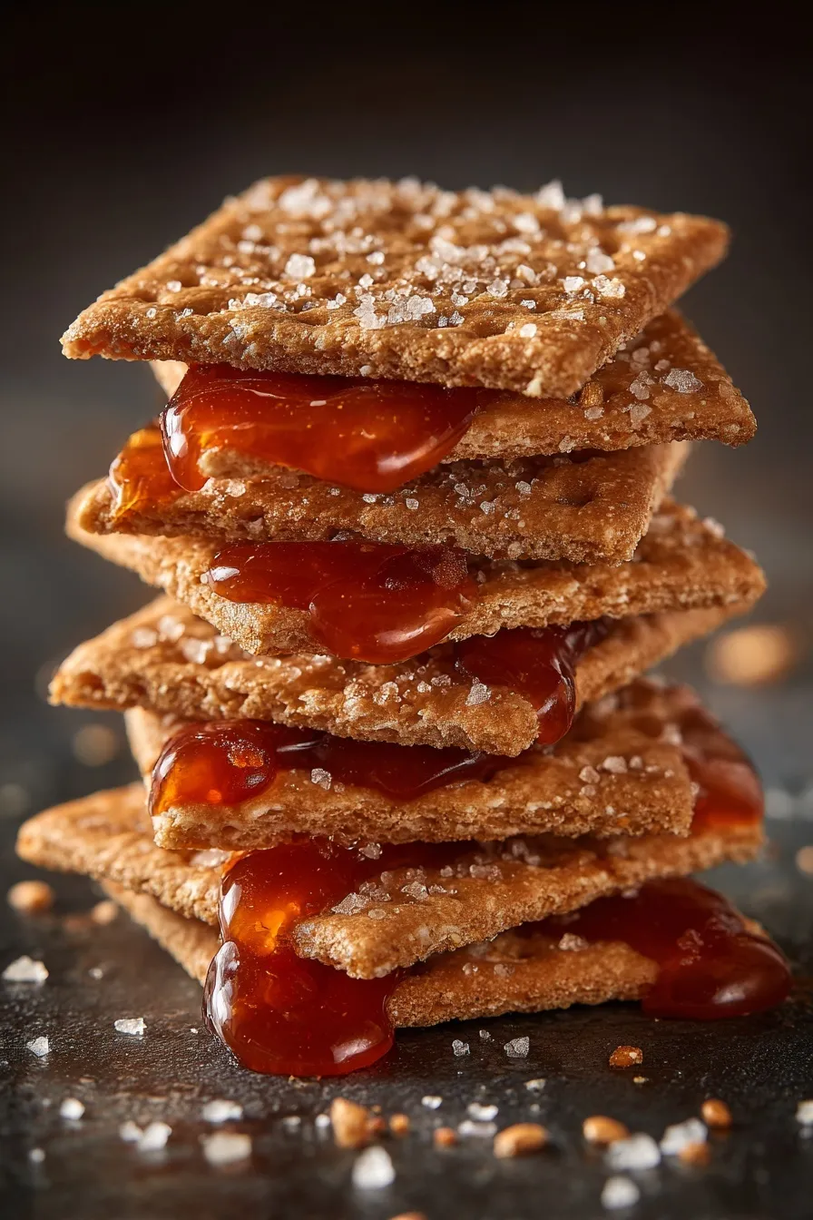 Salted Caramel Cracker Bites