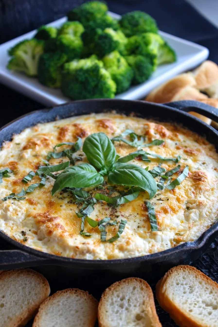 Cheesy Chicken Alfredo Dip