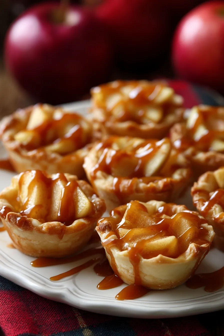 Caramel Apple Crisp Bites