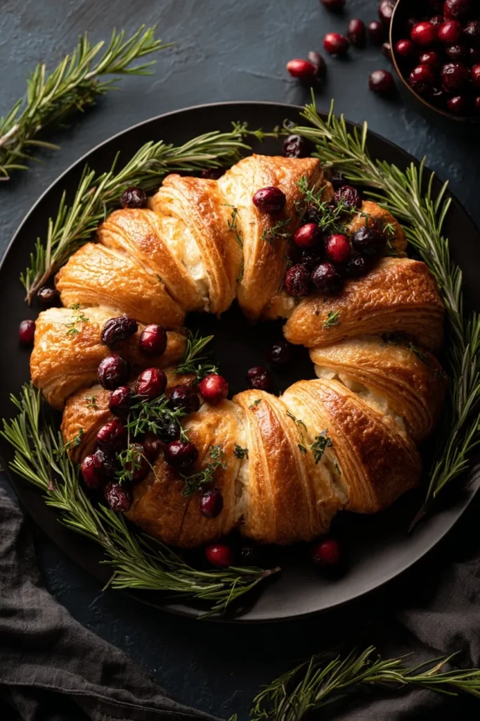 Best Turkey Cranberry Crescent Ring