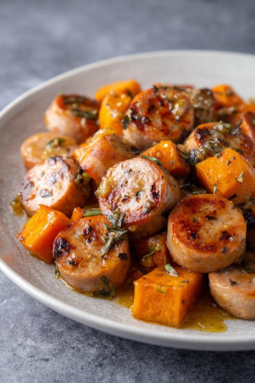 Sausage and Sweet Potatoes