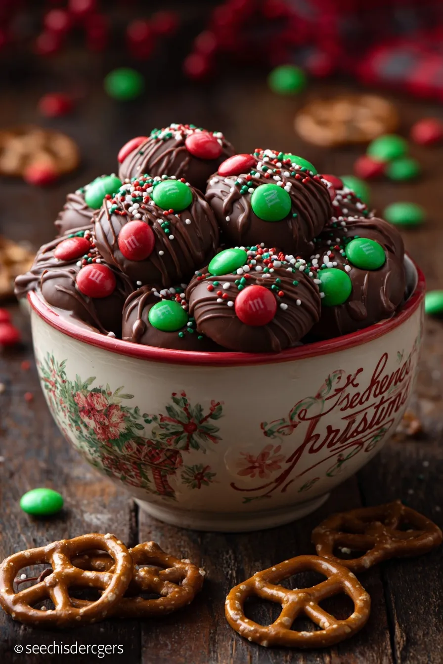 Caramel Chocolate Pretzels