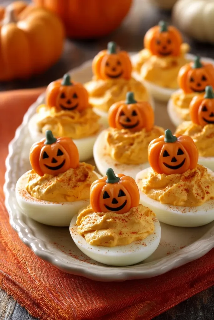 Pumpkin Patch Deviled Eggs Recipe