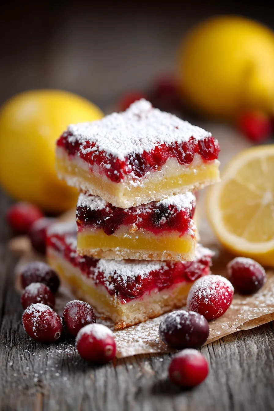 Cranberry Lemon Bars