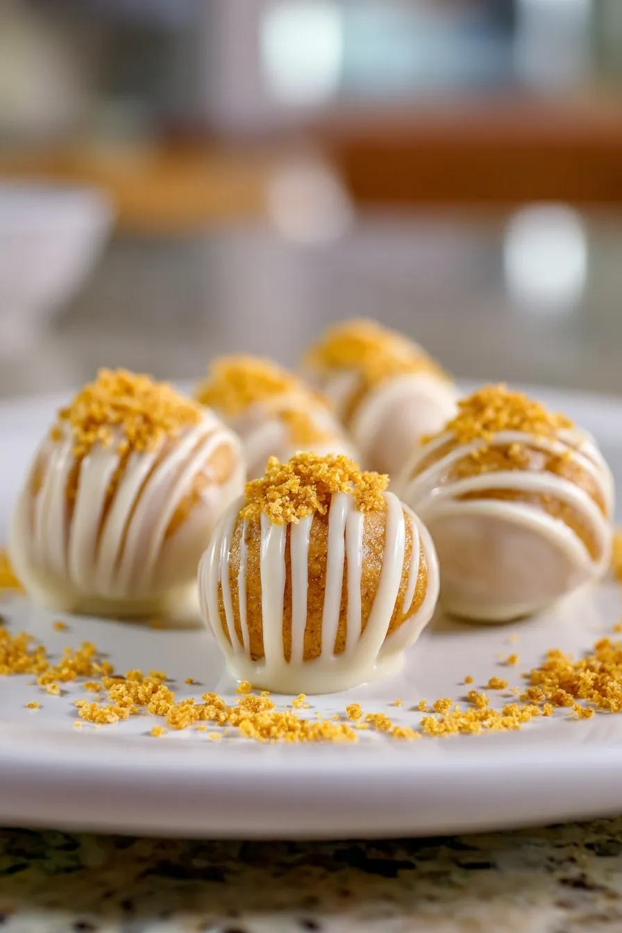 No-Bake Pumpkin Cheesecake Balls