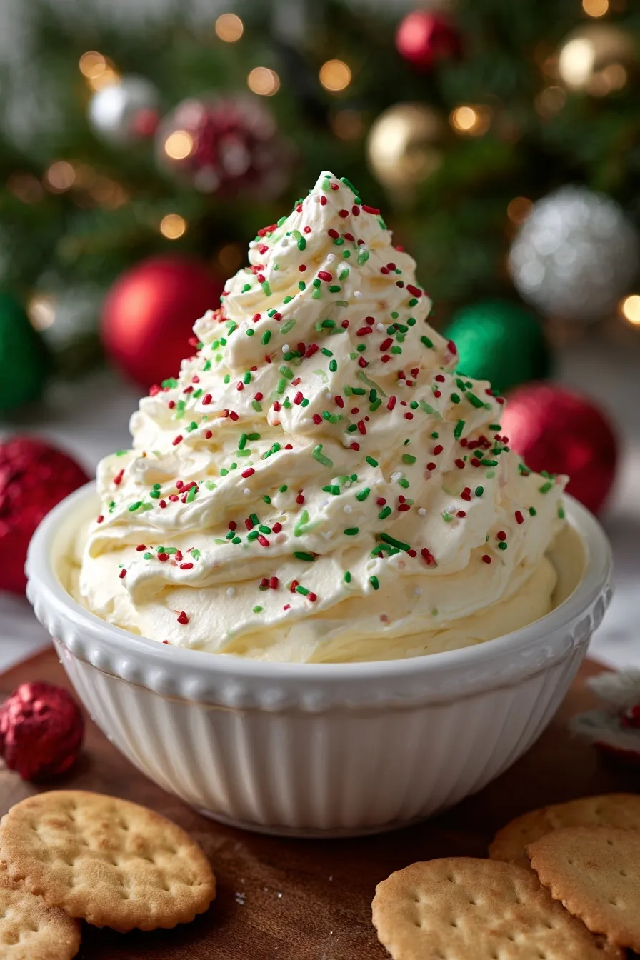 Christmas Tree Cake Dip