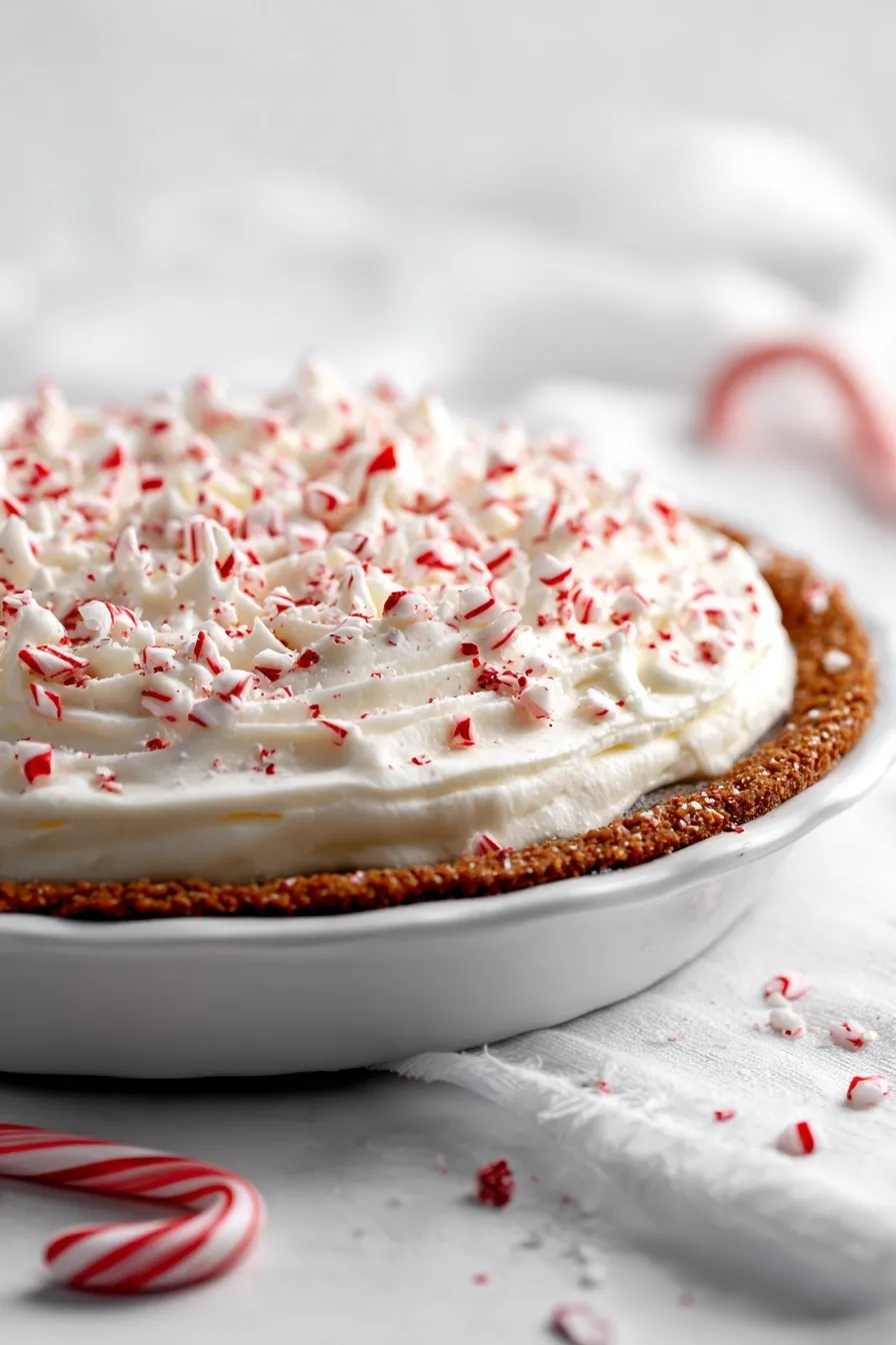 Easy Christmas Peppermint Pie