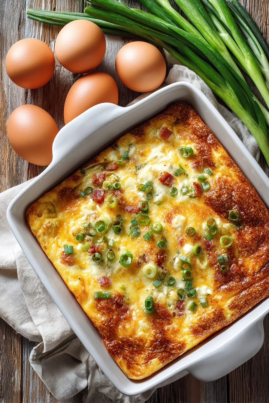 Bacon Potato Egg Casserole