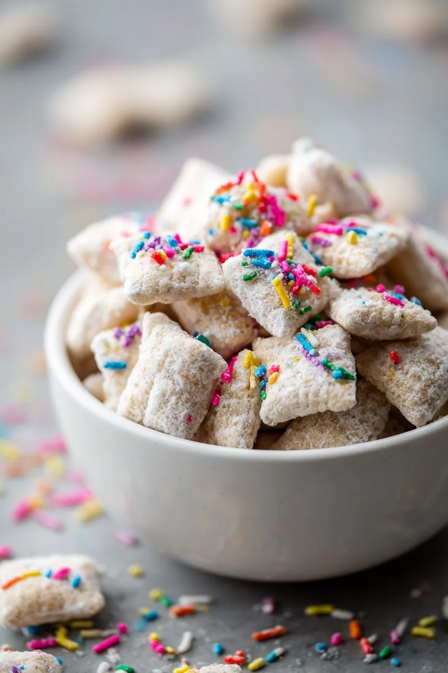 Birthday Cake Puppy Chow