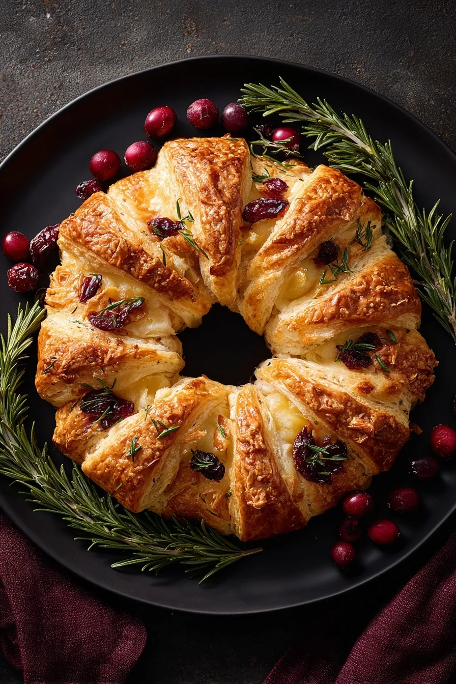 Turkey Cranberry Crescent Ring