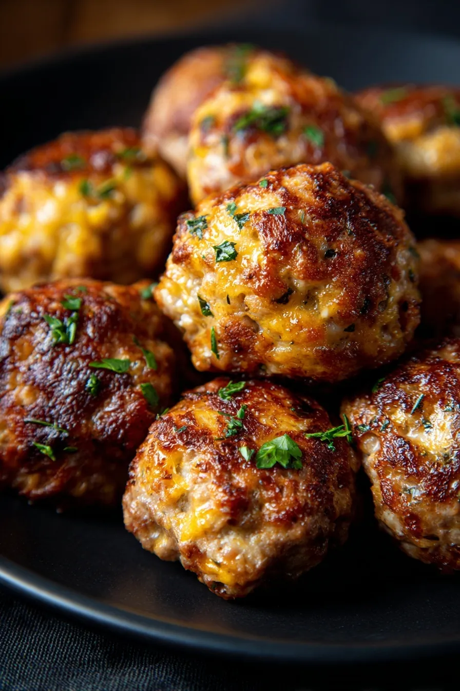 Stuffing Sausage Balls