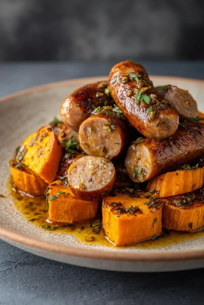 Easy Sausage and Sweet Potatoes Recipe