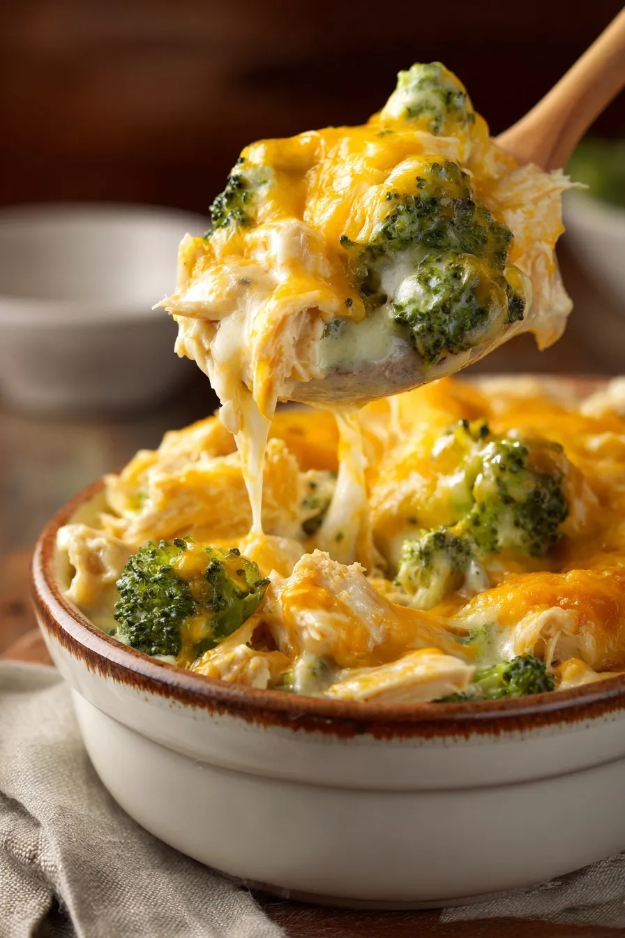 French Onion Broccoli Cheese Casserole