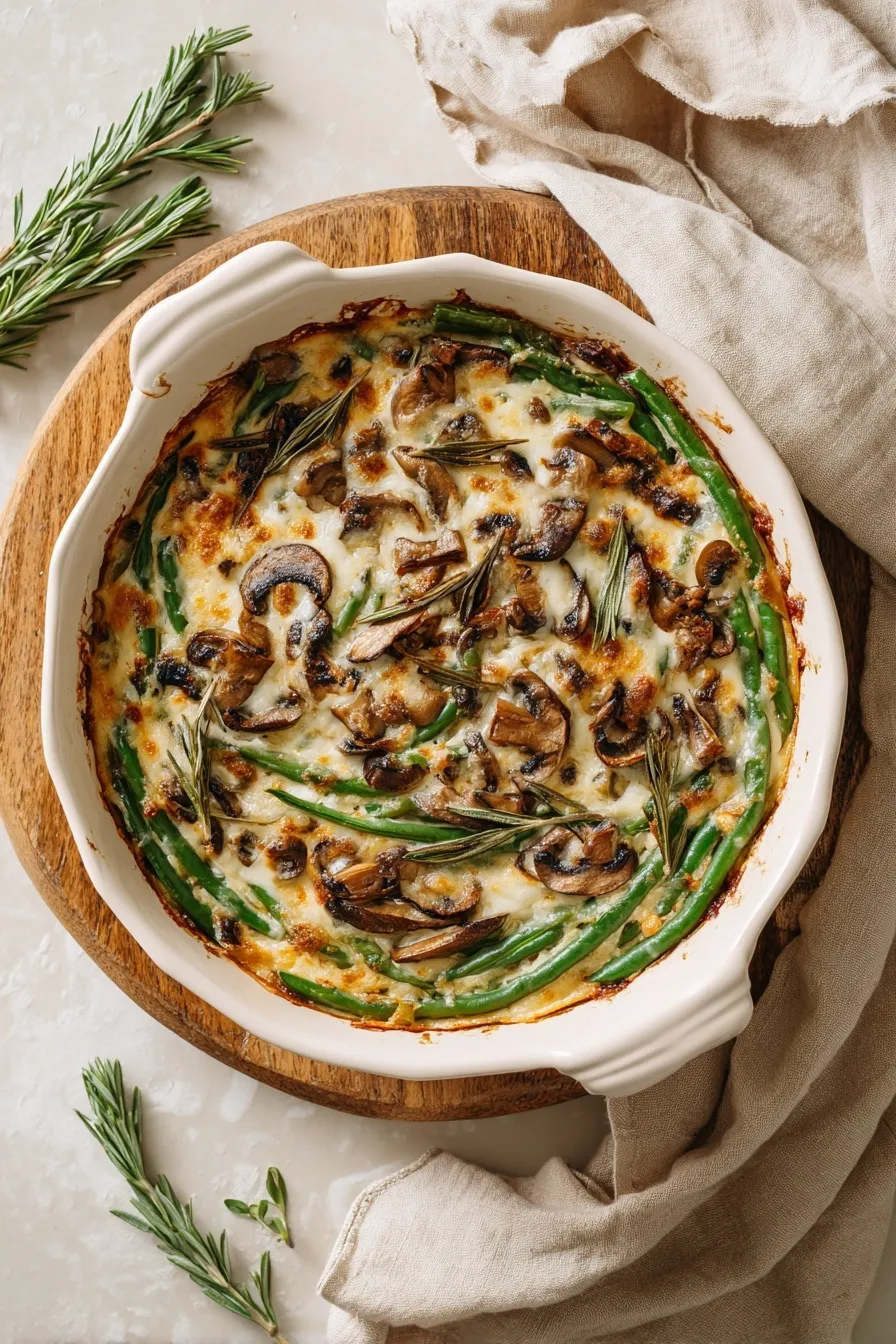 Green Bean Casserole Pizza