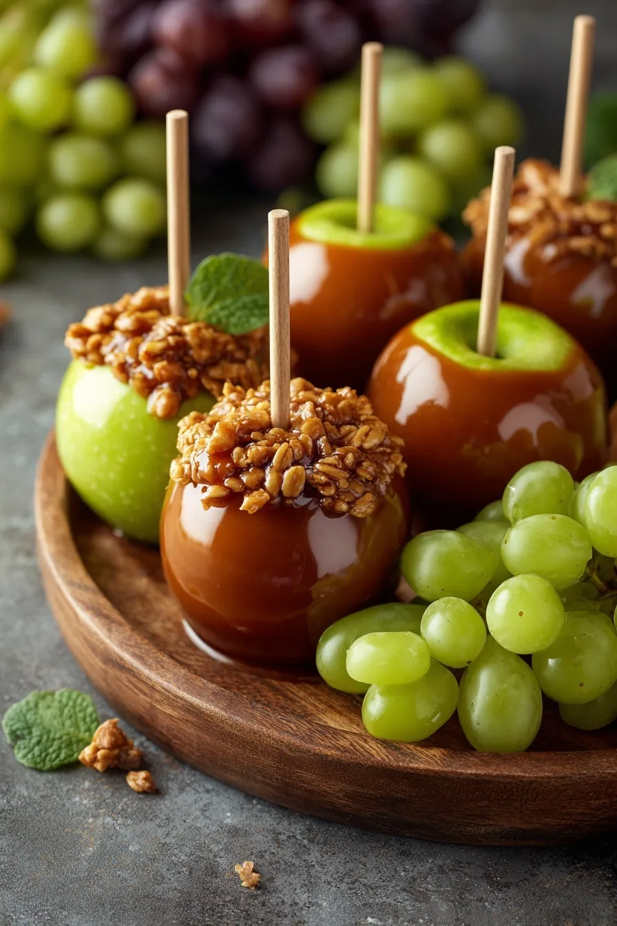 Caramel Apple Grapes