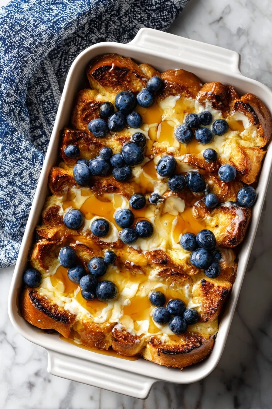 Blueberry French Toast Casserole