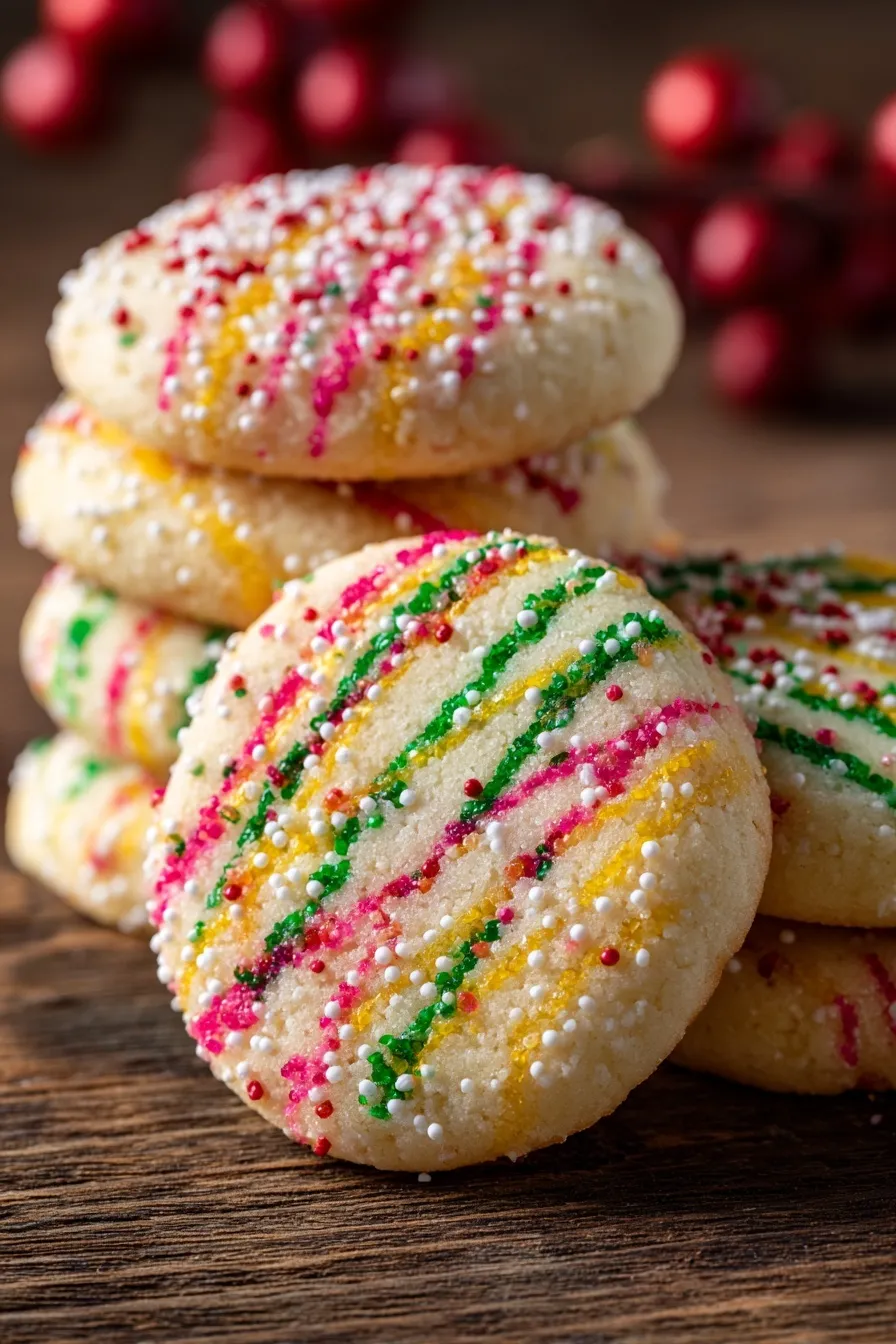 Whipped Shortbread Cookies