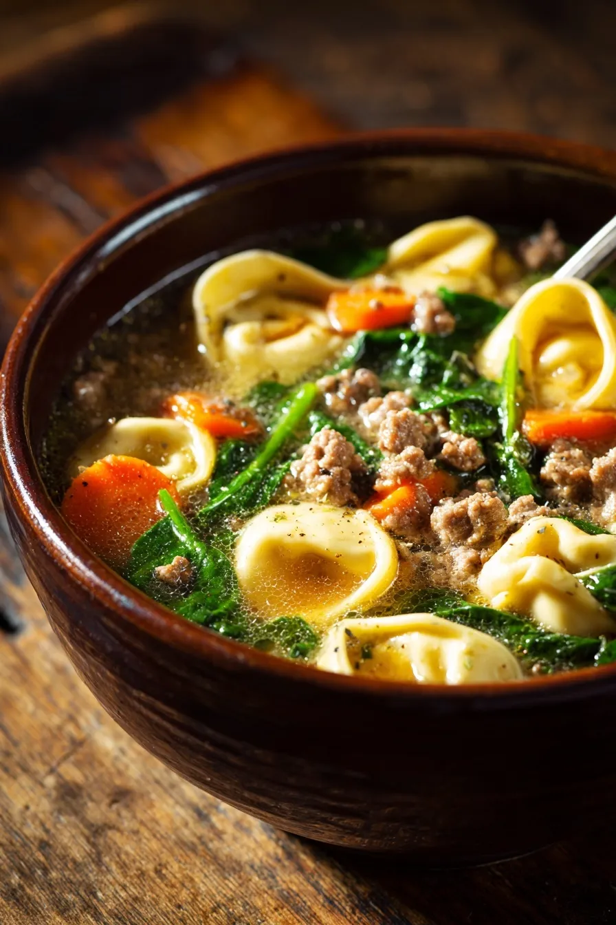 Autumn Tortellini Soup
