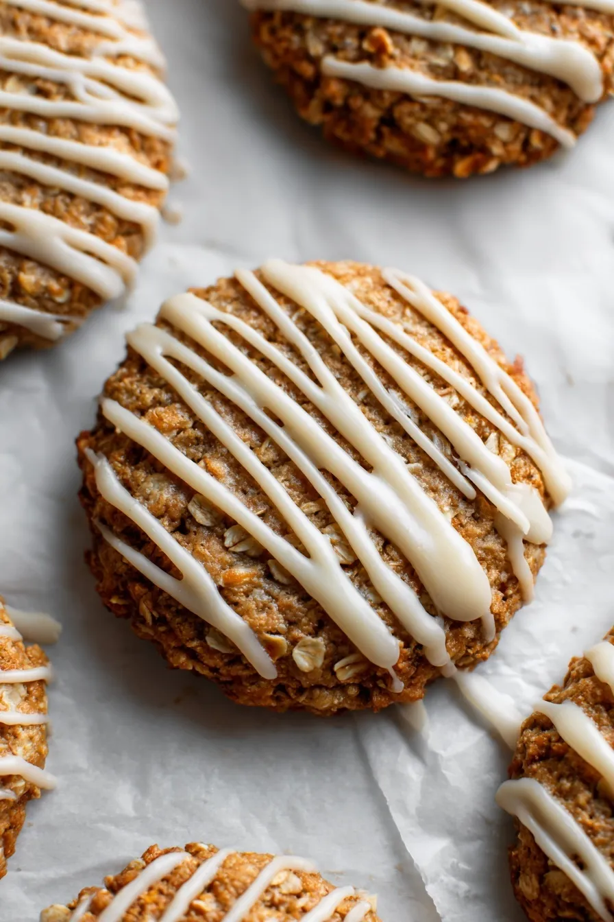 Iced Oatmeal Cookies