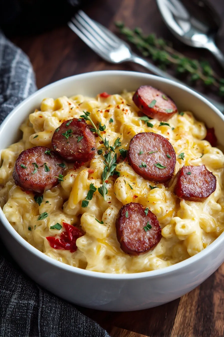 Cheesy Ranch Potatoes Smoked Sausage