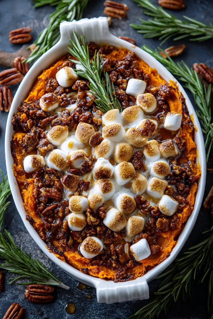 Southern Maple Sweet Potato Casserole