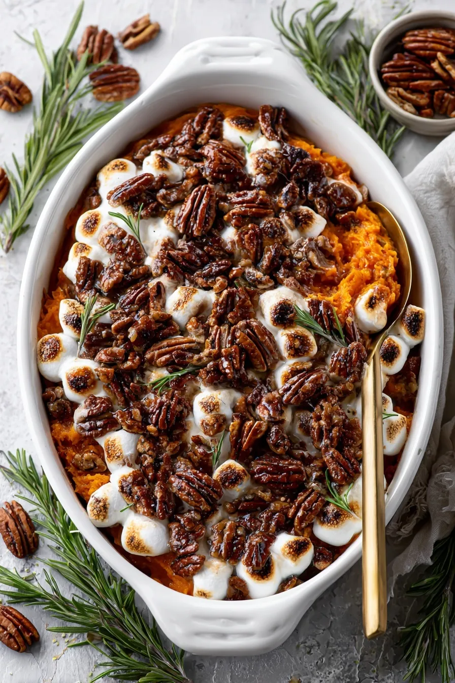 Southern Maple Sweet Potato Casserole