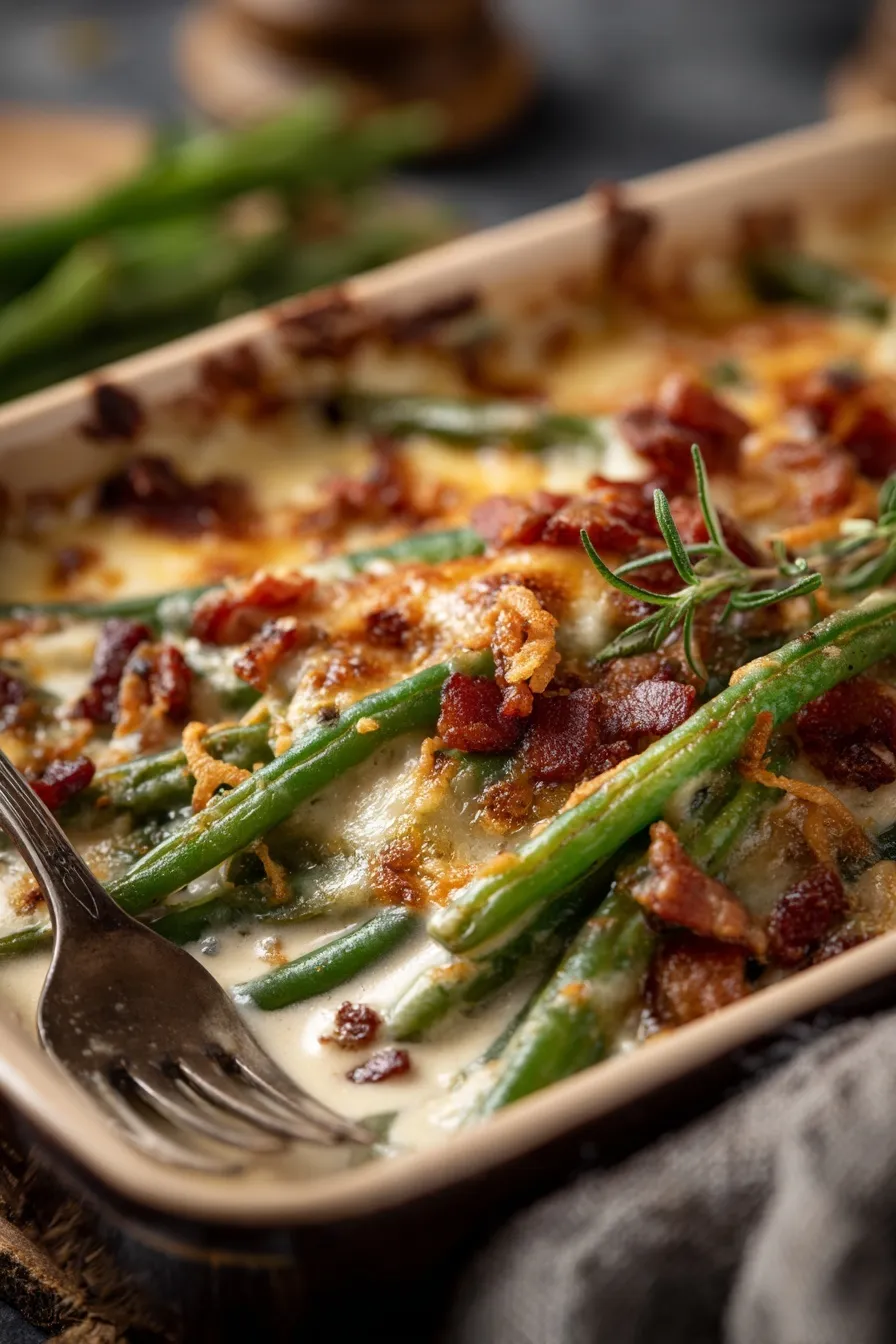 Loaded Green Bean Casserole
