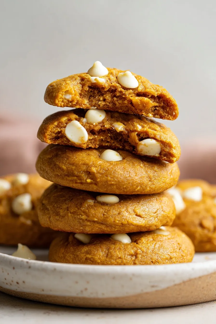Gingerbread white chocolate chip cookies