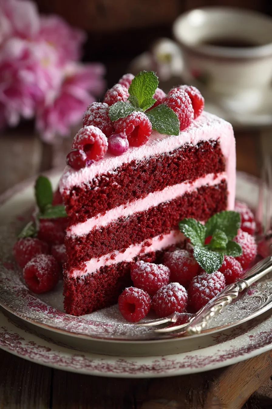 Raspberry Layer Cake