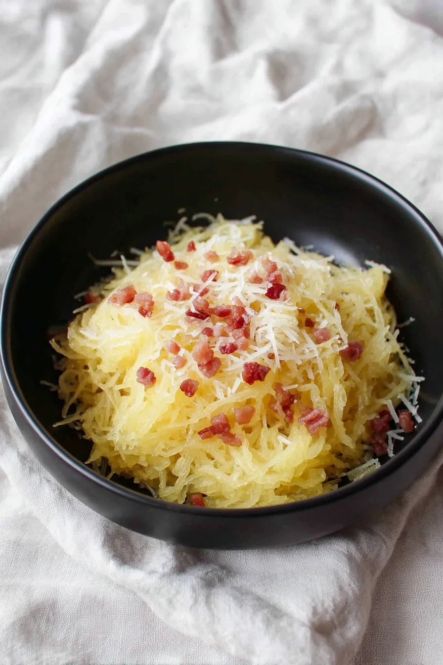 Spaghetti Squash Carbonara