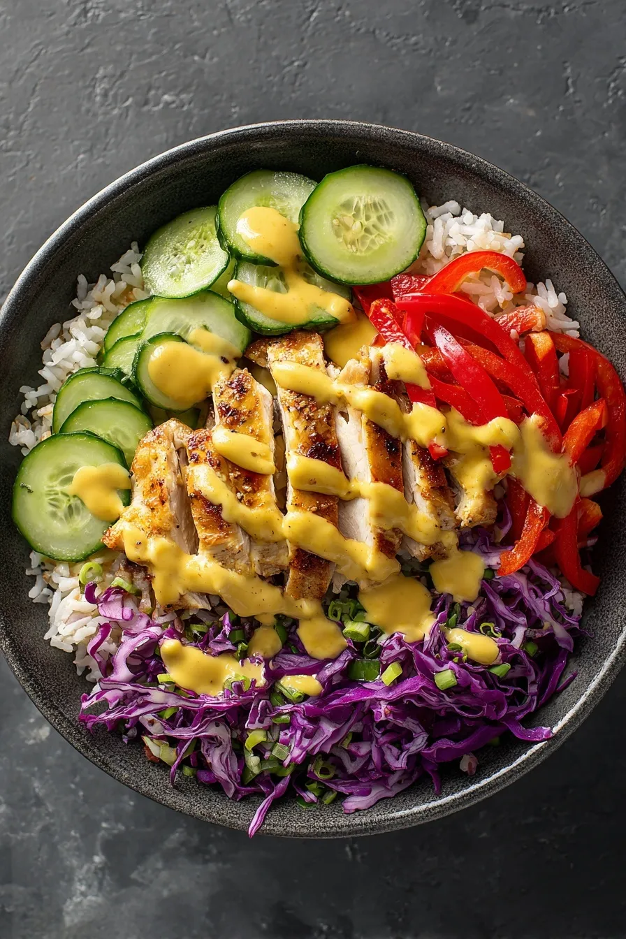 bang bang chicken bowl