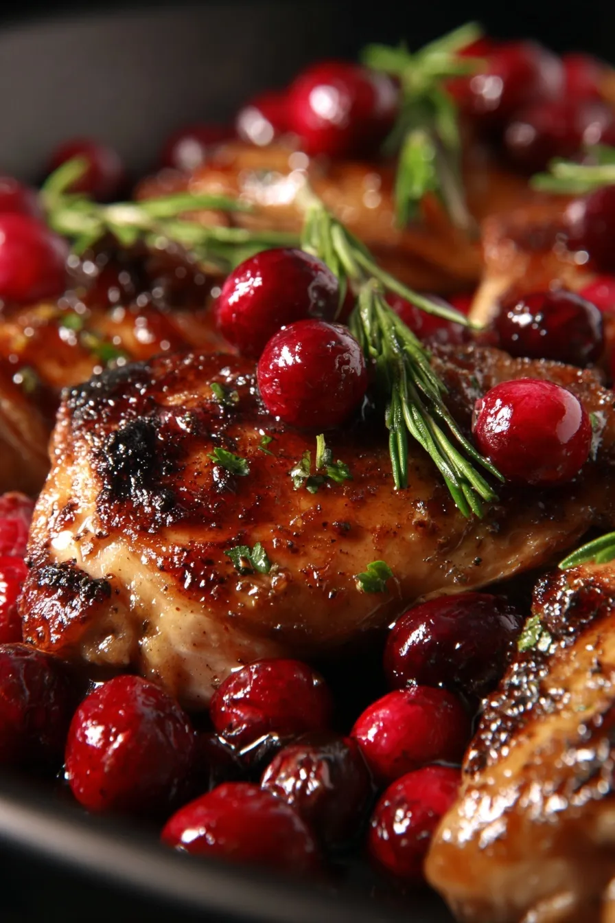 Cranberry Orange Glazed Chicken