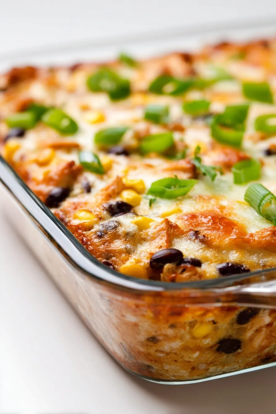 Chicken Burrito Casserole