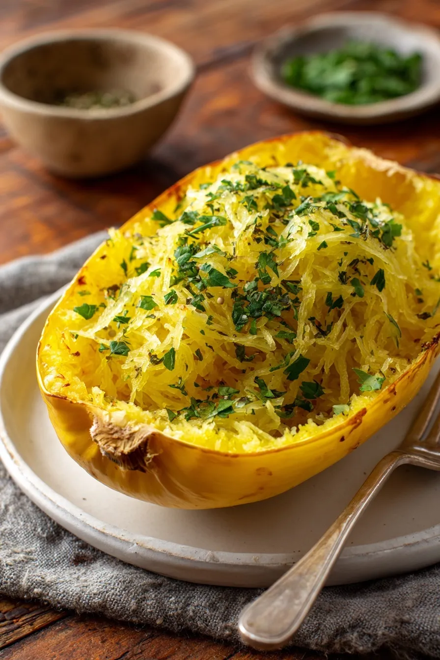 Air fryer spaghetti squash