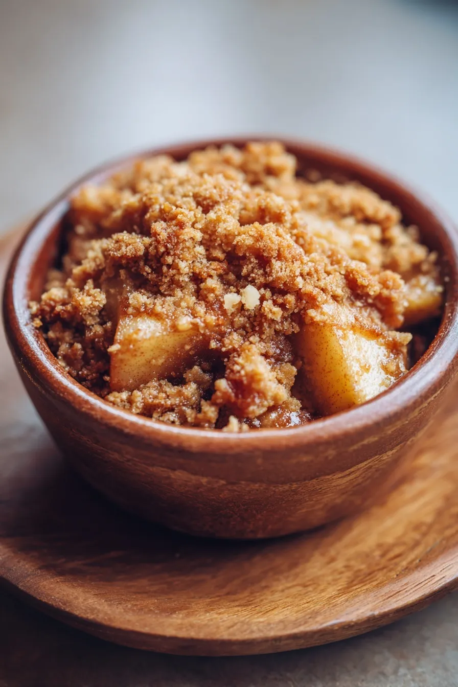 Gluten-free dairy-free apple crisp