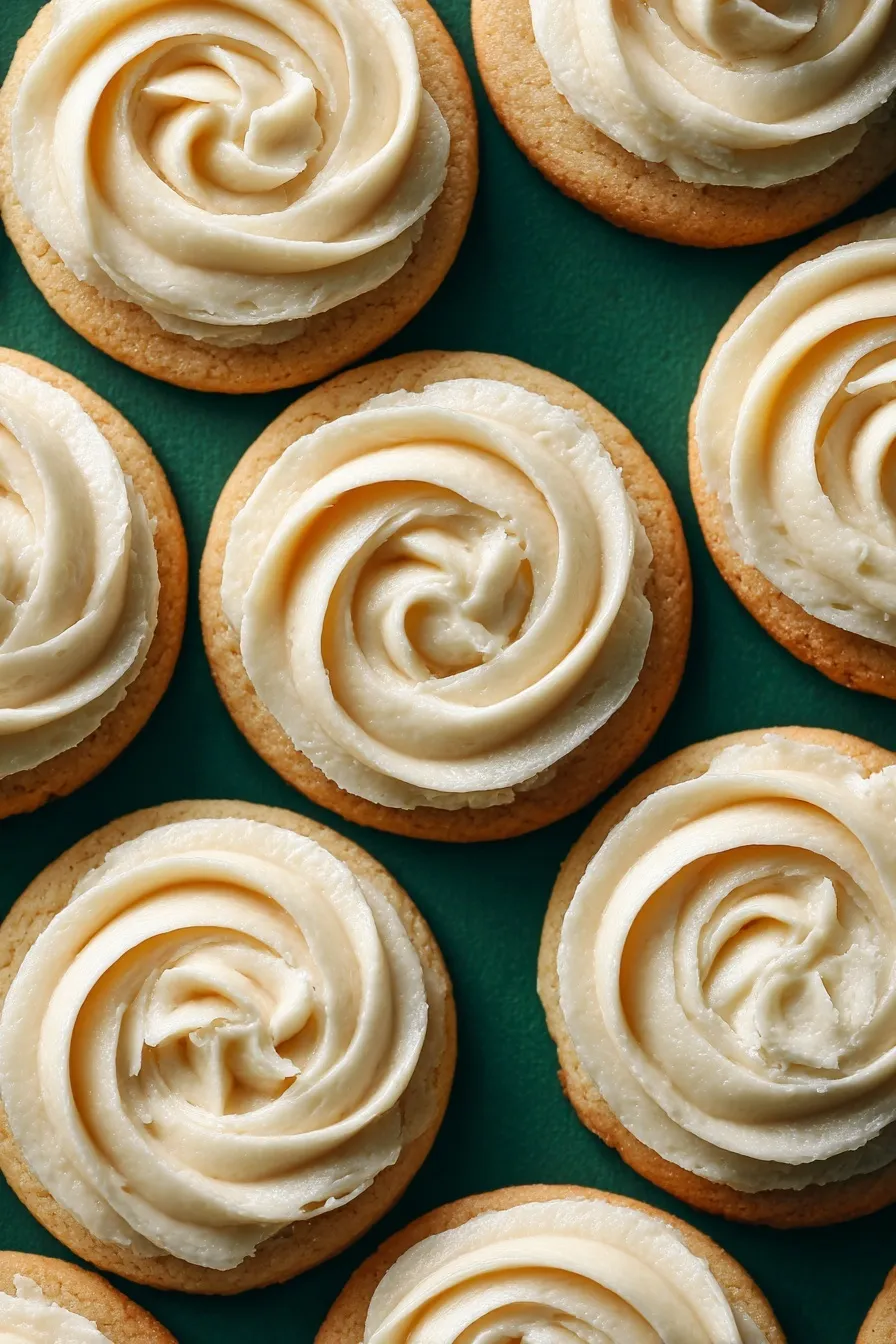 buttercream sugar cookies